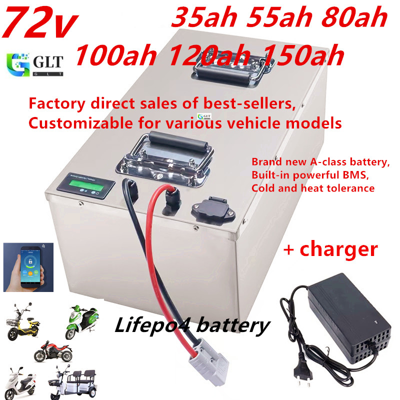 72V 30Ah Lifepo4 Battery Pack - 72V 35AH 55AH 80AH 100AH 150Ah