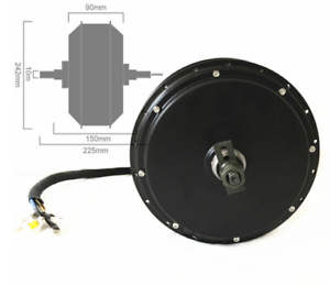 60V 5000W Brushless Hub Motor - 電動自転車用電動ホイール,48v,60v,72v,3000w-5000w,ブラシレスギアレスモーター,幅155mm
