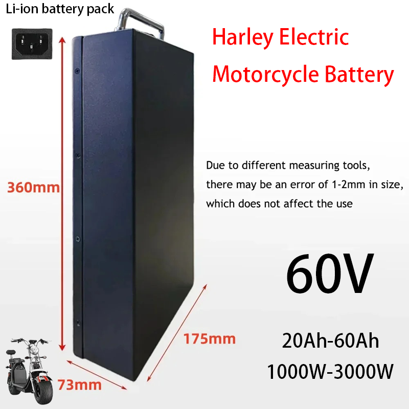 72V 30Ah Lifepo4 Battery Pack - 電動バイク用リチウムイオンバッテリーパック 1800W-3000W 60V 20Ah-60Ah ハーレー風二輪シティココ電動スクーター用 大容量