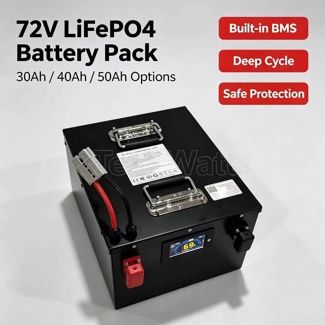 72V 30Ah 30A 40Ah 40A 50Ah 50A - 72V 30Ah Lifepo4 Battery Pack のレビューと価格