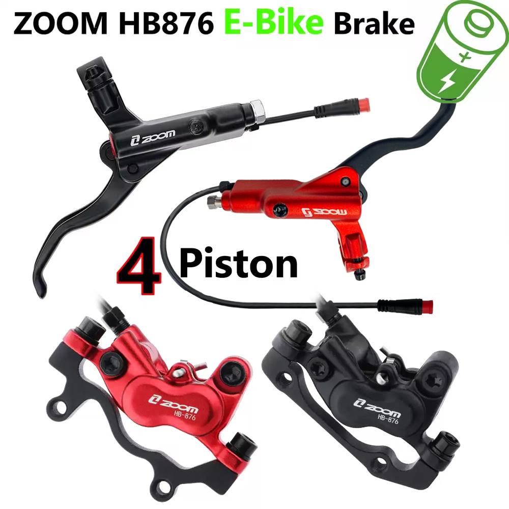 ZOOM HB-876E E-バイク 4ピストン油圧ディスク - Zoom Hydraulic Brake 4 Piston E-Scooter のレビューと価格