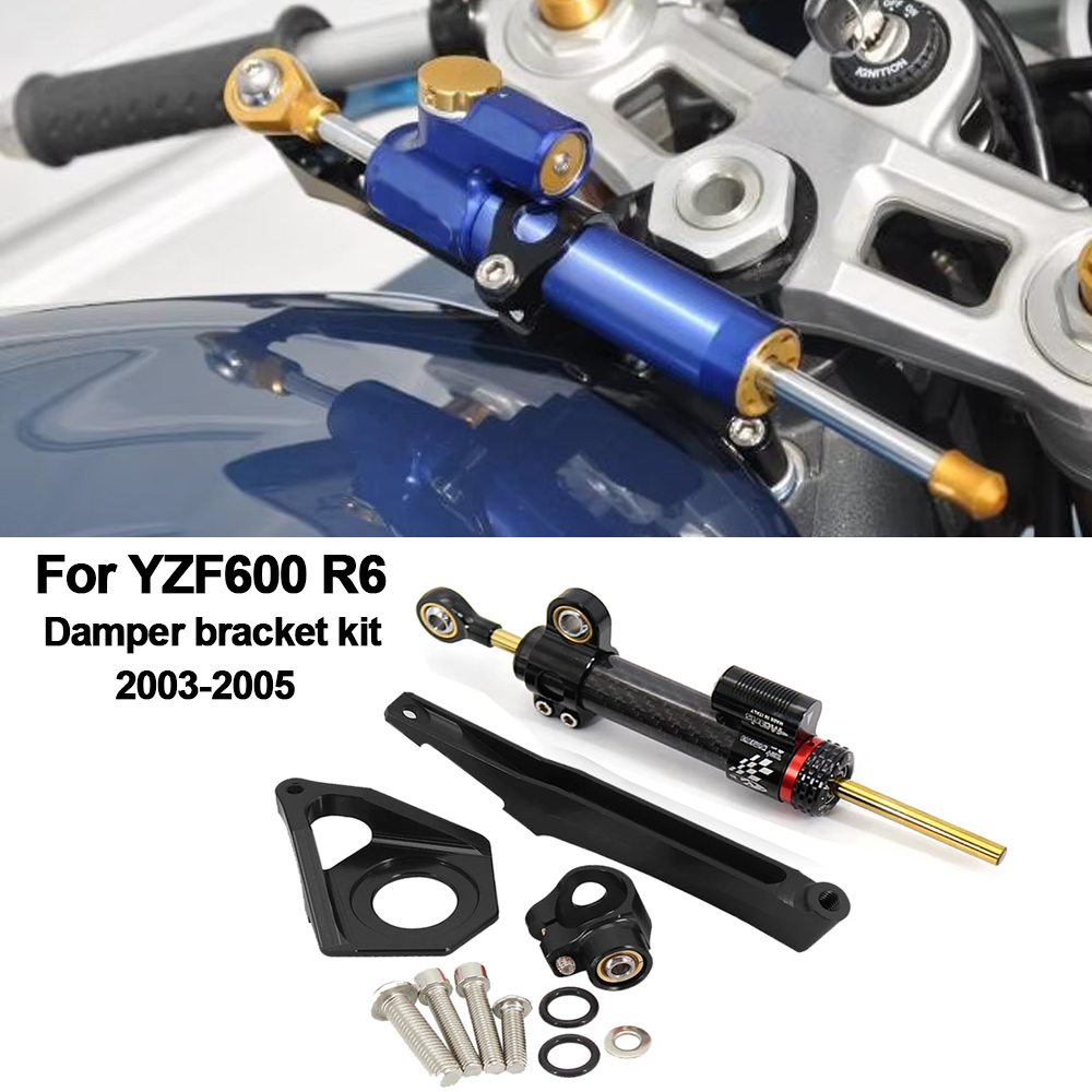 ヤマハ YZF600 R6 2003-2005 オートバイア - Steering Damper Stabilizer Kit Cnc のレビューと価格