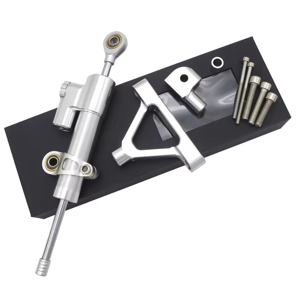 カワサキ ZX10R 04-05 レーシングバイク CNC  - Steering Damper Stabilizer Kit Cnc のレビューと価格