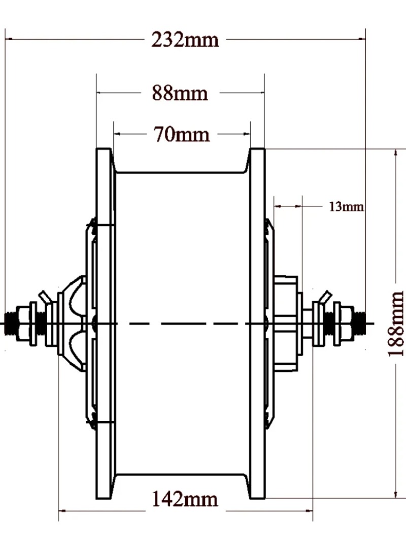 11インチ 52V 60V 72V 120V 5000W 6 - 60V 5000W Brushless Hub Motor のレビューと価格